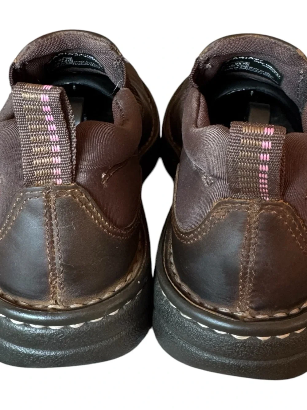 Womens Ariat Traverse Slip-On Leather Shoes - Brown size 7
